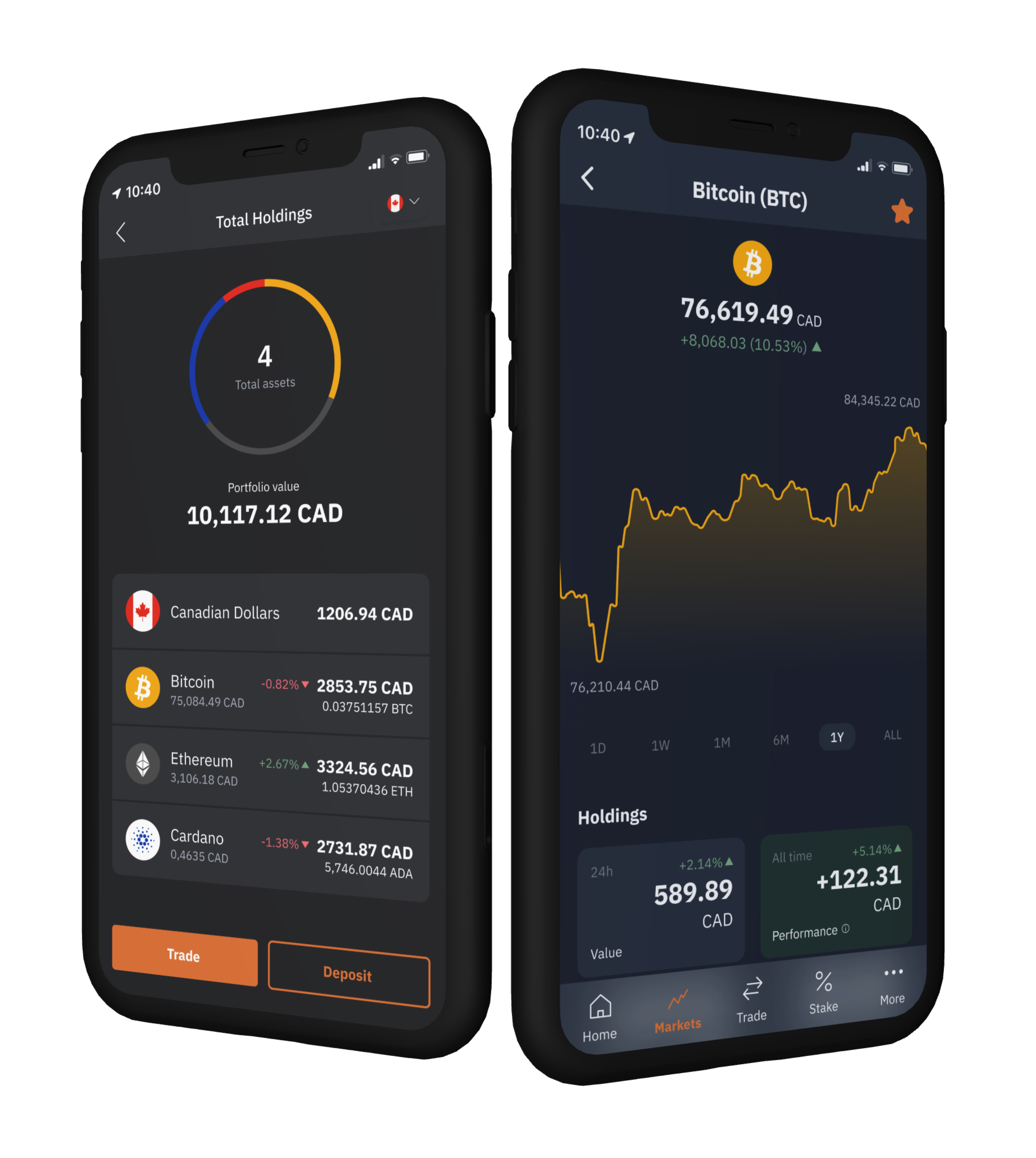 Autoinversión en bitcoin desde la app